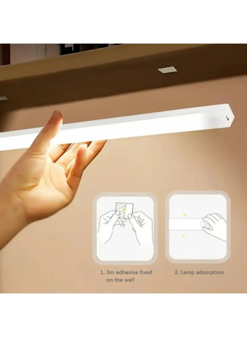 Night Lights Wireless LED Motion Sensor Lamp USB Rechargeable Magnetic Portable Wardrobe Bedside Closet Kitchen Aisle Detector - Image 5