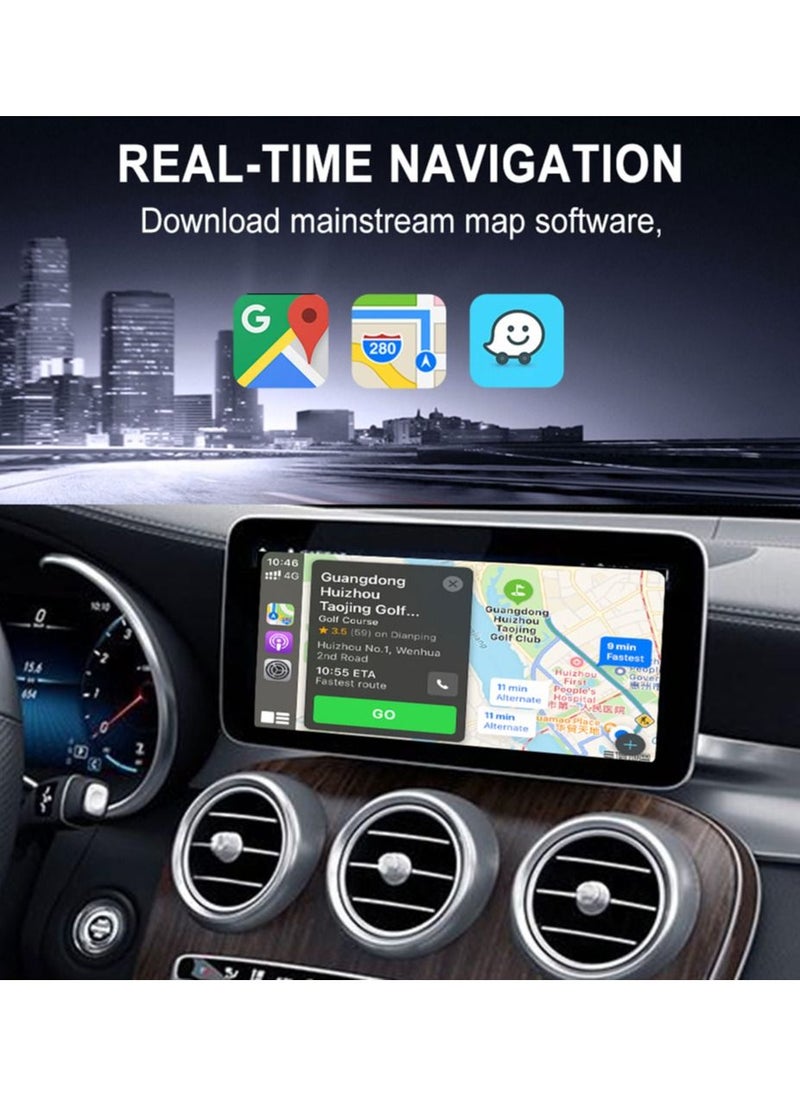 Generic - 4.0 Wireless Android Auto CarPlay Adapter CarPlay Dongle Auto Connect for Volkswagen Toyota Honda Audi Benz Mazd - Image 1