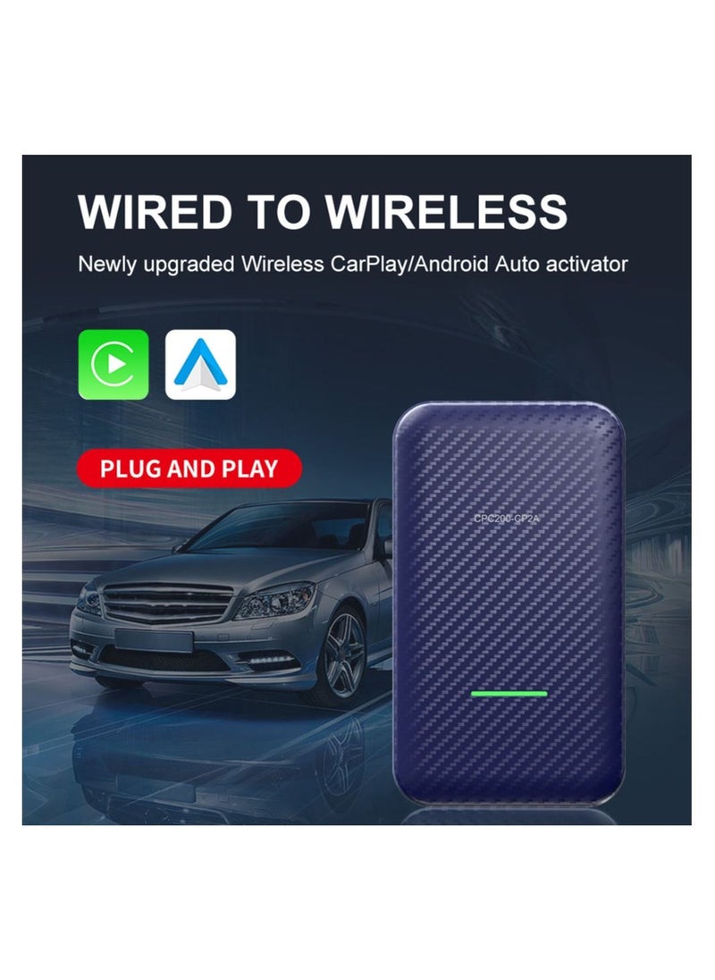 Generic - 4.0 Wireless Android Auto CarPlay Adapter CarPlay Dongle Auto Connect for Volkswagen Toyota Honda Audi Benz Mazd - Image 1