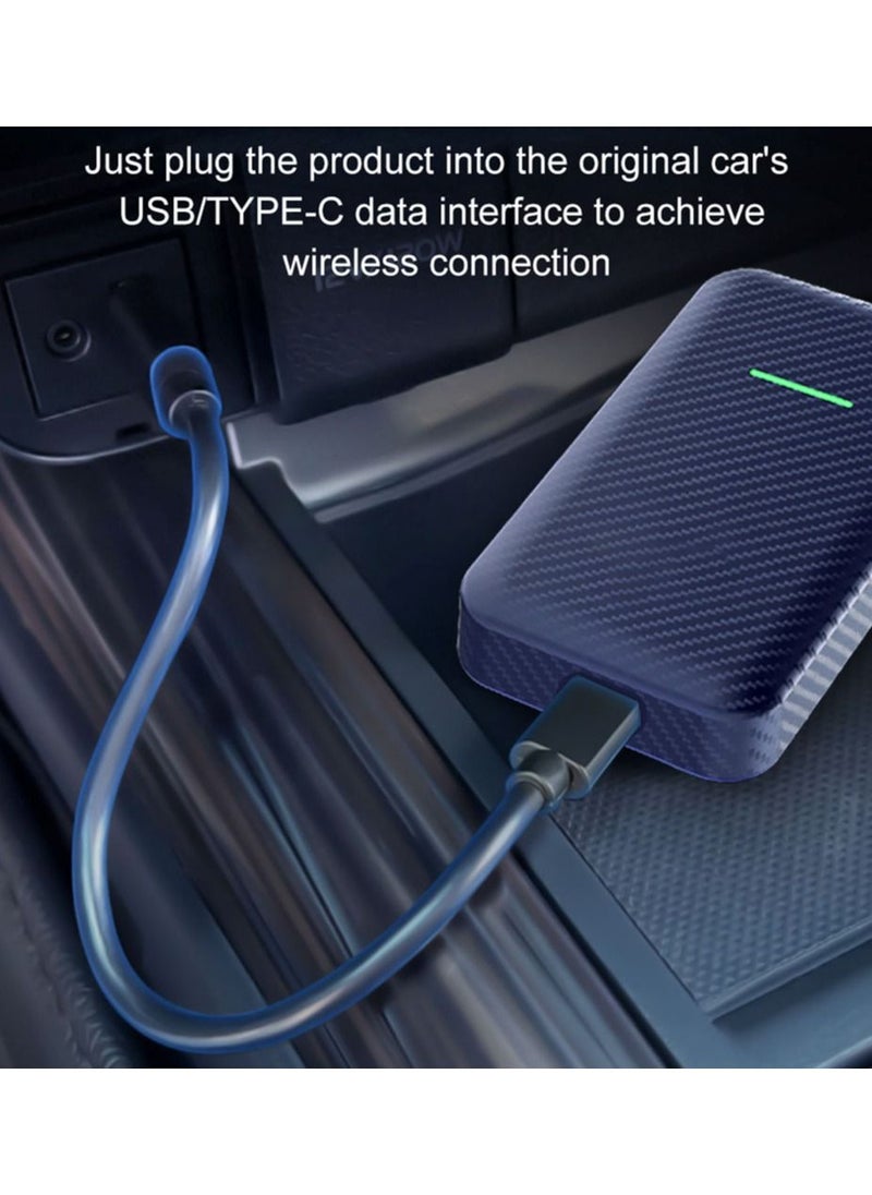 Generic - 4.0 Wireless Android Auto CarPlay Adapter CarPlay Dongle Auto Connect for Volkswagen Toyota Honda Audi Benz Mazd - Image 1