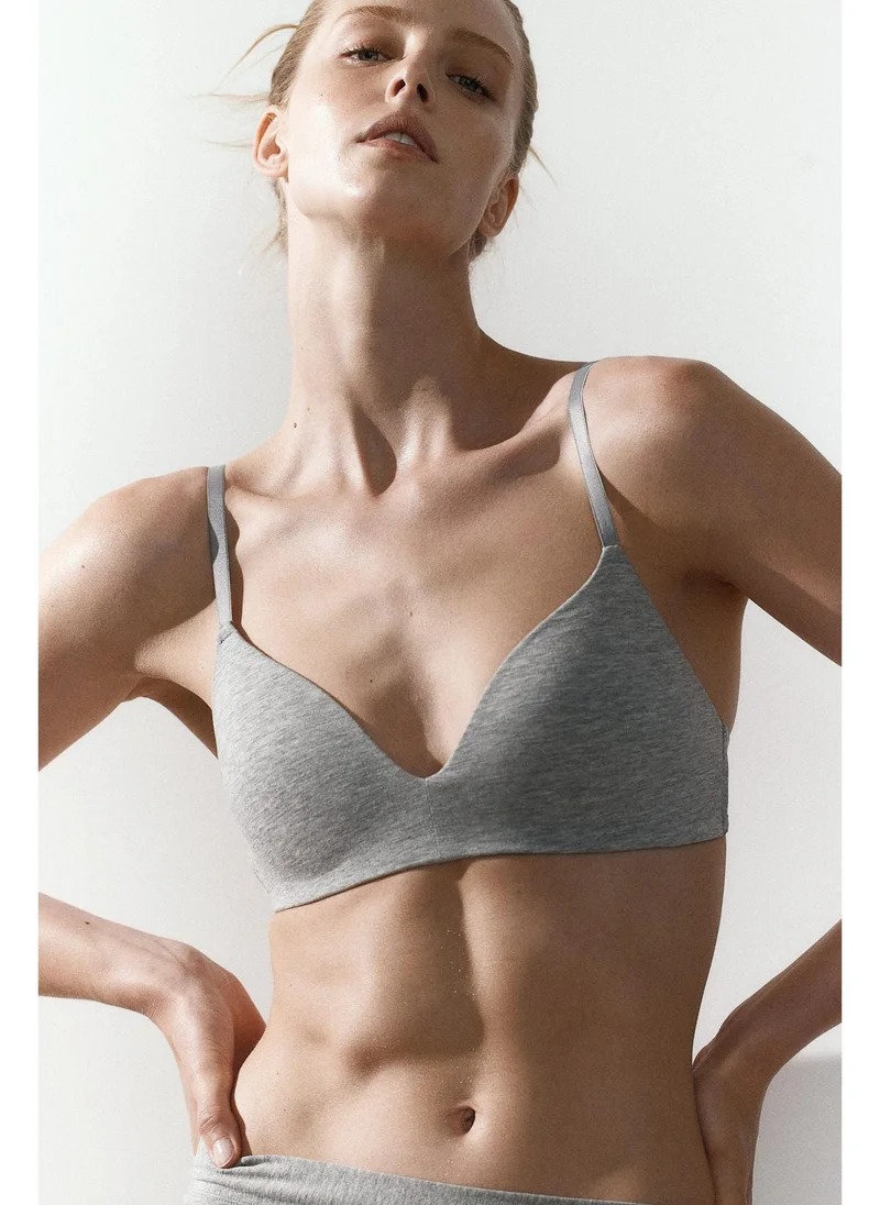 H&M 2-pack padded non-wired cotton bras