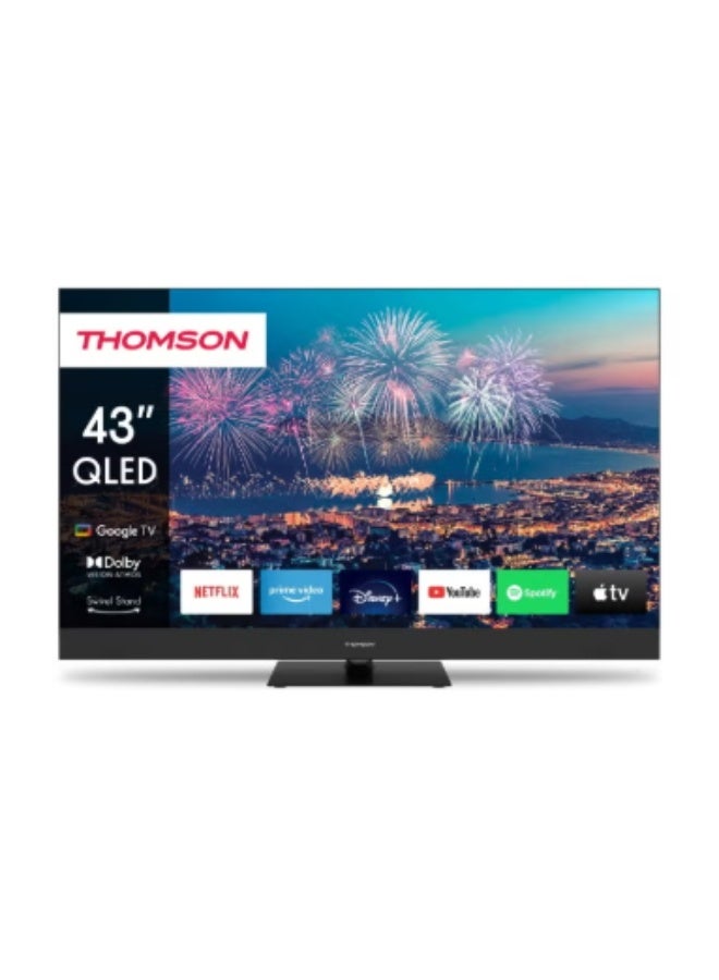 طومسون شاشة سمارت جوجل بتقنية 4K UHD مقاس 43 بوصة من تومسون