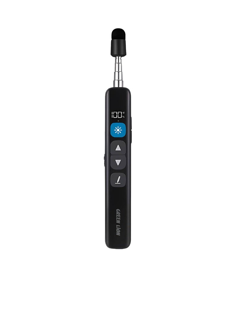 GREEN LION - Green Lion Wireless Presenter With Retractable Pointer Black - Image 1