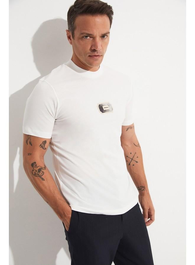 JUNE June Men Printed T-Shirt White  - Image 1