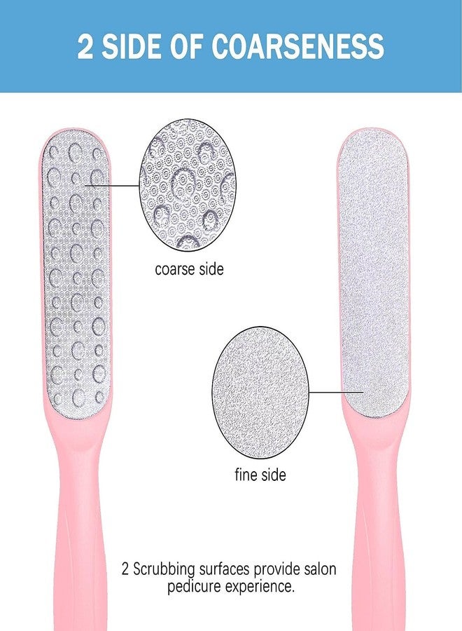NAIDEV Foot Scrubber usage for dead skin and calluses Remover for all ages men and Women and also usage for Professional Foot Care Pedicure, Foot Scraper For Cracked Heels Pink - Image 3