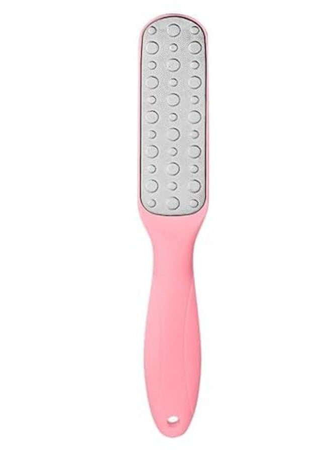 NAIDEV Foot Scrubber usage for dead skin and calluses Remover for all ages men and Women and also usage for Professional Foot Care Pedicure, Foot Scraper For Cracked Heels Pink - Image 1