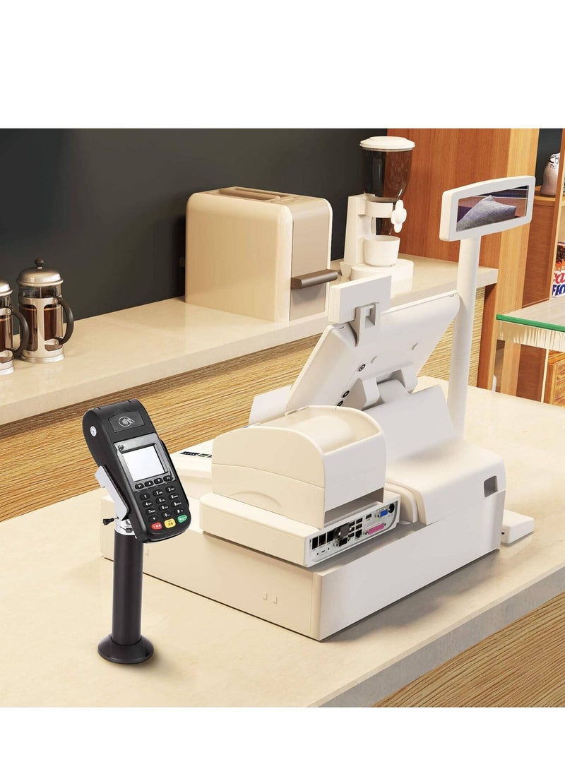 NEWSTAR NEWSTAR Universal Credit Card POS Terminal Stand, Rubber Pads, 60-100mm Width Adjustment, Locking Tilt, 360° Rotation, Cable Management, Black | 91-PTS04  - Image 4