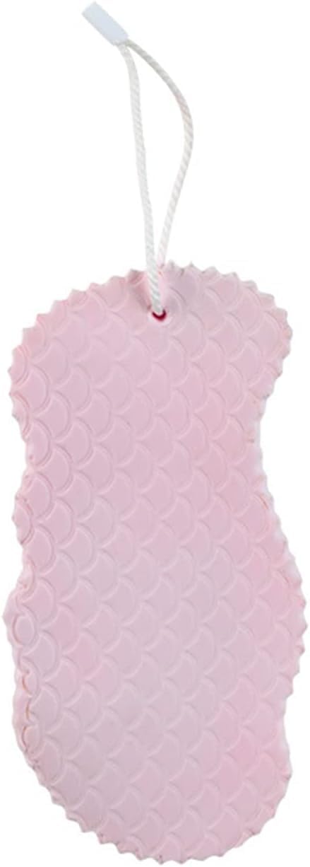 Ncry Body Scrubber Exfoliating 3D Bath Sponge - Dead Skin Sponge, Super Soft Body Shower Sponge to Spa, Reusable for Adults, Children and Pregnant Women (Multicolours) (1,2) (pack of 1) - Image 1