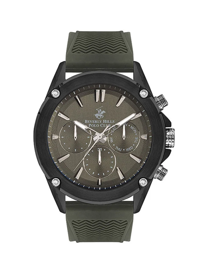 بيفرلي هيلز بولو كلوب Men's Multi Function Dark Green Dial Watch - BP3324X.675
