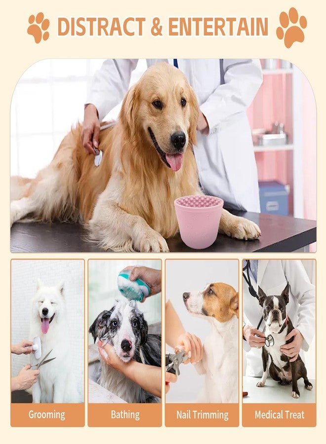 SmartTail Dog Lick Bowl, Anxiety Relief Silicone Slow Feeder Treat Dispenser, Anti-chocking Pet Dish, Non-Slip Licking Bowl Interactive Entertainment Dog Puzzle Toy for Small & Medium - Image 4