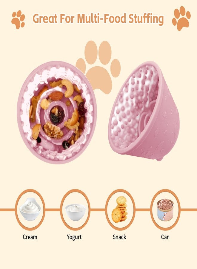 SmartTail Dog Lick Bowl, Anxiety Relief Silicone Slow Feeder Treat Dispenser, Anti-chocking Pet Dish, Non-Slip Licking Bowl Interactive Entertainment Dog Puzzle Toy for Small & Medium - Image 5