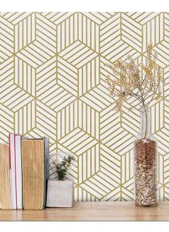 Geometric Solid Gold-45cmx10m