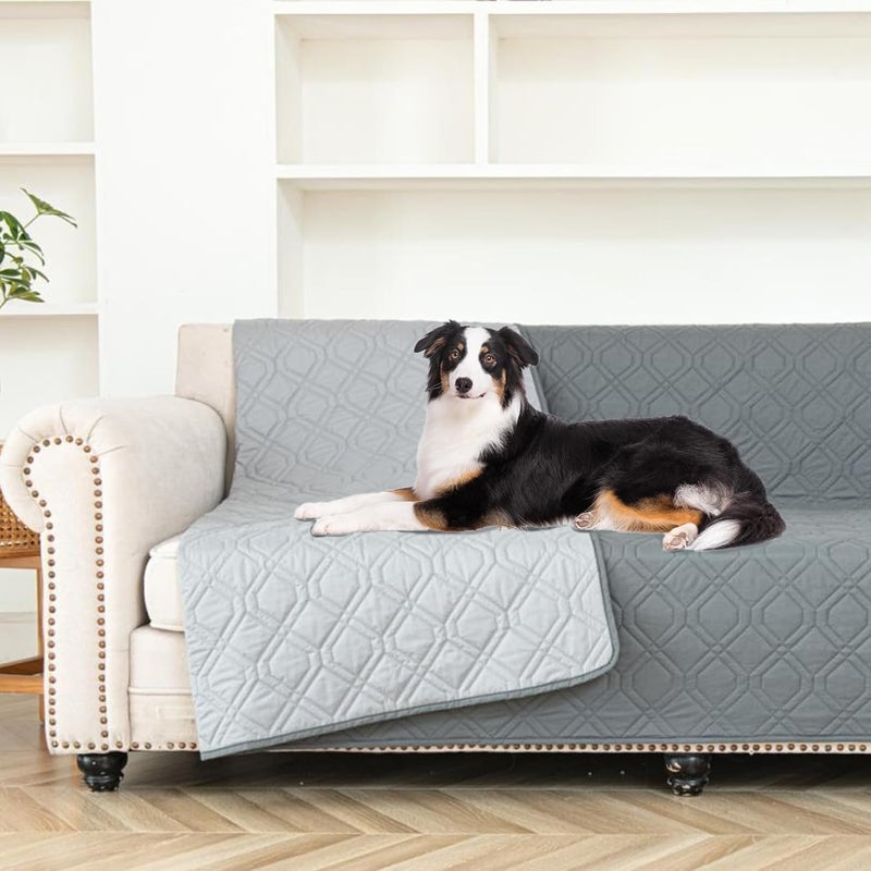 Trendy economical quality 132x208cm Double-Sided Waterproof Dog Bed Cover Pet Blanket with Anti-Slip Back for Furniture Bed Couch Sofa Reversible Flexible trendy construction - Image 1