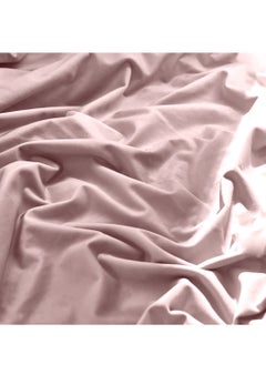 LuxHome Luxury Satin Line Bedsheet and Pillowcase Set – Hotel-Quality Breathable Cotton Bedding, Satin Finish, Soft and Luxurious – Flat Bedsheet 275x275cm with 2 Pillowcases 46x69cm, Light Pink  - Image 2