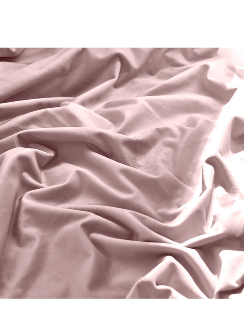 LuxHome Luxury Satin Line Bedsheet and Pillowcase Set – Hotel-Quality Breathable Cotton Bedding, Satin Finish, Soft and Luxurious – Flat Bedsheet 275x275cm with 2 Pillowcases 46x69cm, Light Pink - Image 2