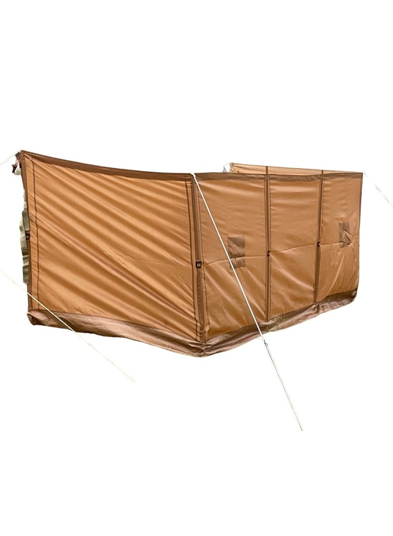 QQCAMP Outdoor Foldable Oxford  Camping Curtain Windscreen for Trip Durable Wind Protection - Image 2