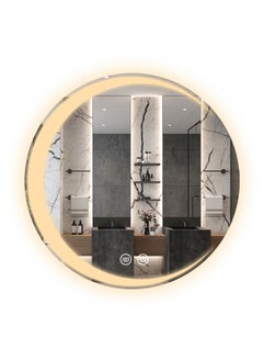 Vmax LED Mirror With Temperature Defogging Switch And 3 Color Modes 48x48x8cm  - Image 1