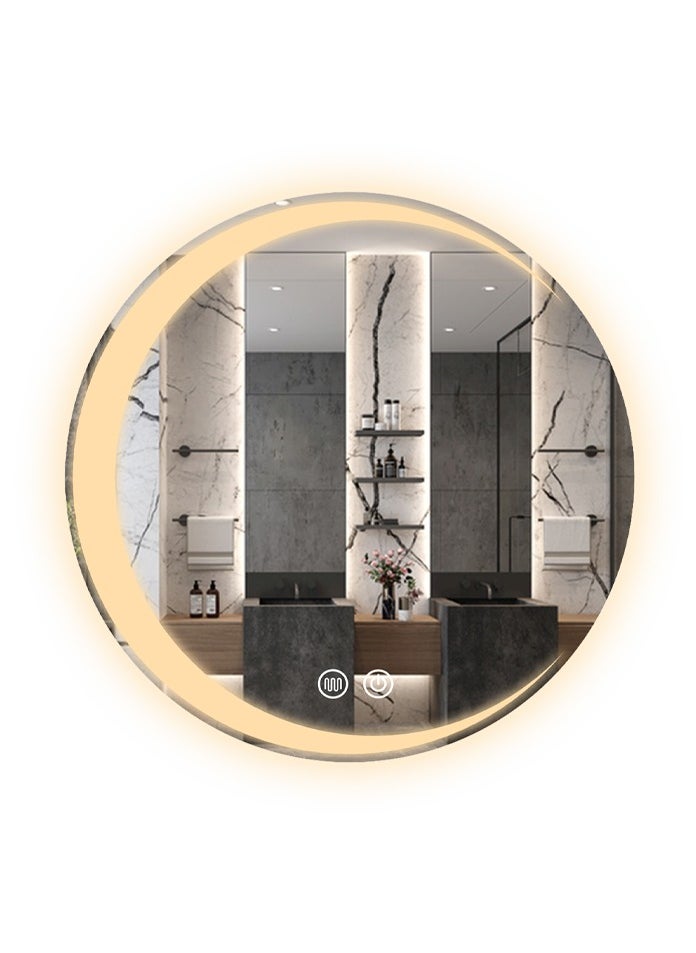 Vmax - LED Mirror With Temperature Defogging Switch And 3 Color Modes 48x48x8cm - Image 1
