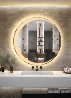 Vmax LED Mirror With Temperature Defogging Switch And 3 Color Modes 48x48x8cm  - Image 4