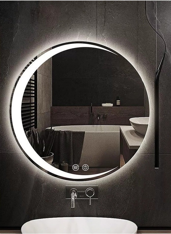 Vmax - LED Mirror With Temperature Defogging Switch And 3 Color Modes 48x48x8cm - Image 1