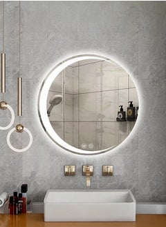 Vmax LED Mirror With Temperature Defogging Switch And 3 Color Modes 48x48x8cm  - Image 2