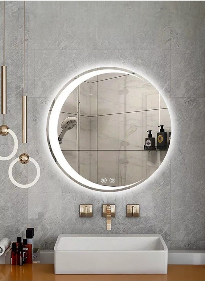 Vmax - LED Mirror With Temperature Defogging Switch And 3 Color Modes 48x48x8cm - Image 1