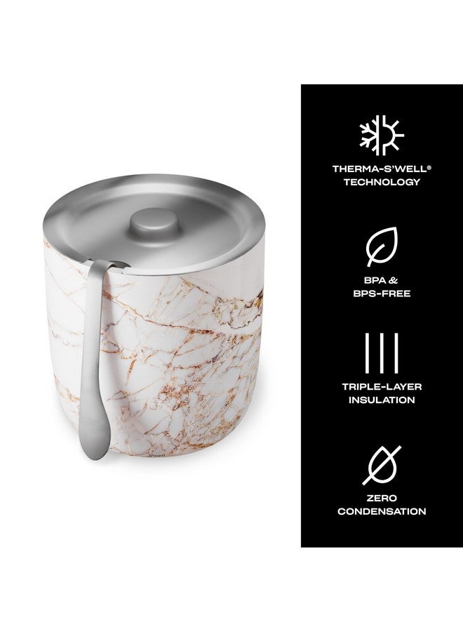 S'well S'well 67oz Stainless Steel Ice Bucket with Tongs - Triple-Layered Vacuum-Insulated, BPA-Free Barware  - Image 4