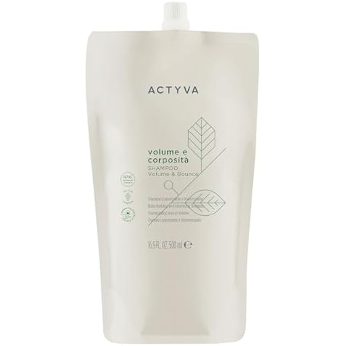 Kemon ACTYVA SHAMPOO FOR VOLUME AND FULLNESS FOR FINE HAIR WITH LINSEED SILICONE FREE 500 ML - Image 2