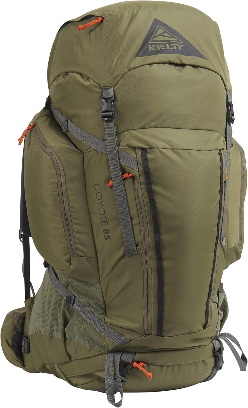 Kelty Coyote 60105 Liter Internal Frame Backpack  Hiking Backpacking Travel Hydration Compatible Fully Adjustable 65L  Dark Olive - Image 4