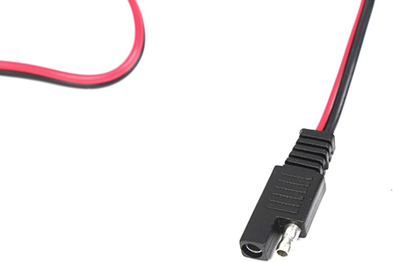 AYECEHI SAE to Car Cigarette Lighter Plug - 14AWG 12V Charging Cable with Fuse and LED Light (3FT) - Image 4