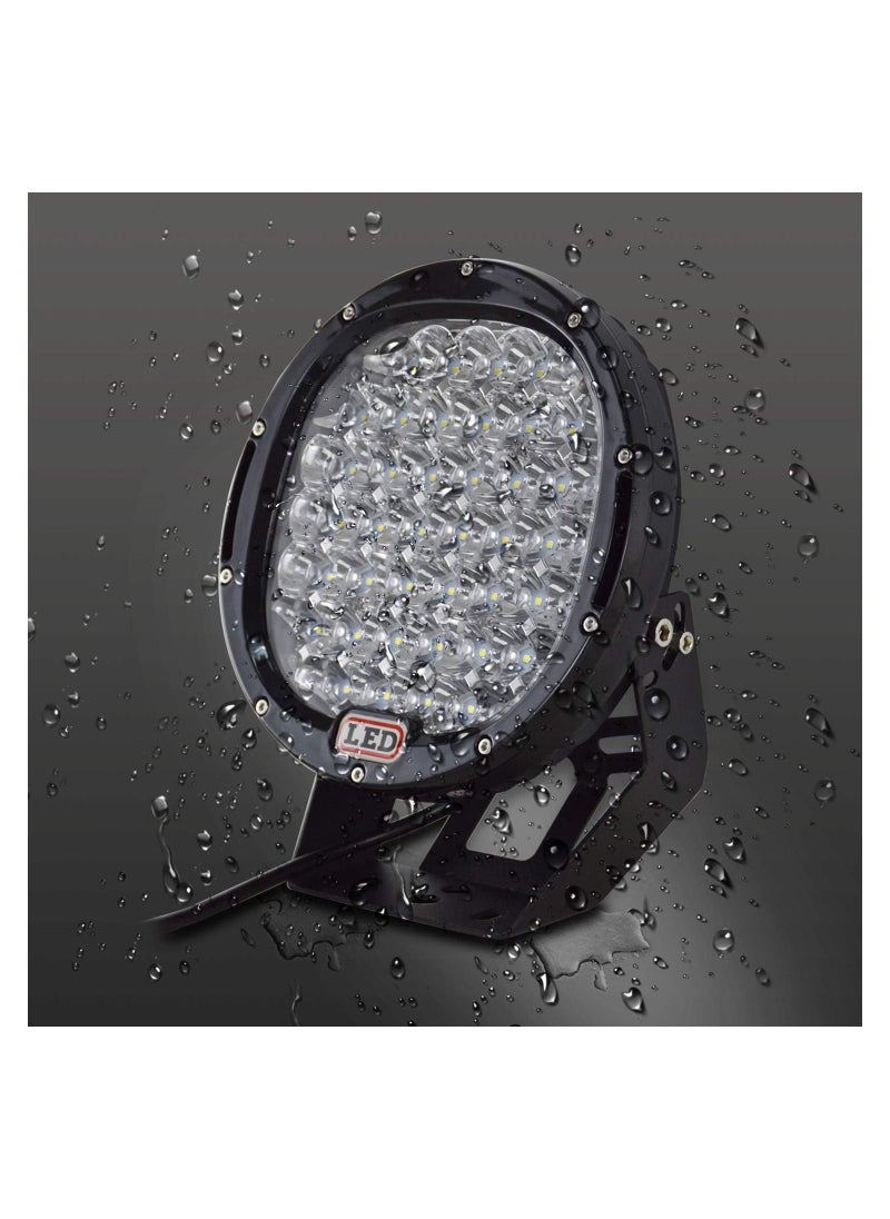 Toby's 9 Inch 96W Black Spot Round Led Work Light Bar Off Road Lights Fog Driving Roof Bar Bumper for SUV Boat Jeep Lamp(Black)  - Image 5