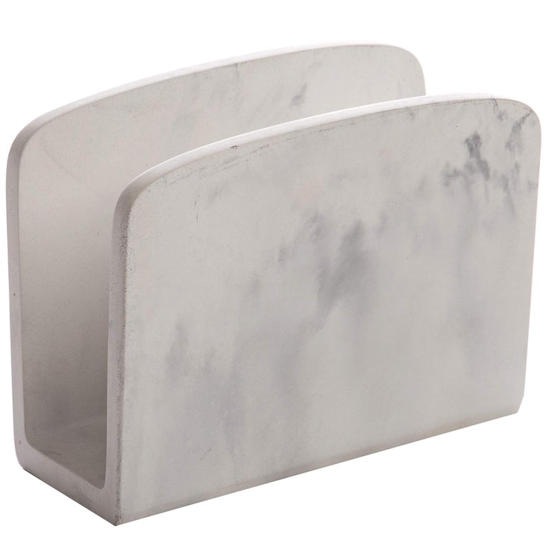 BINO Napkin Holder Matte Marble Napkin Dispenser for Dinner Table Black Kitchen Accessory