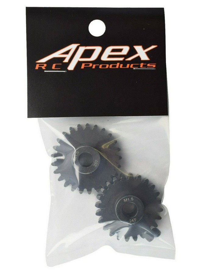 Apex RC Products 2025T Mod 1.5 M1.5 8Mm Bore 1/5 Scale Pinion Gear Set (24 & 25) - Image 5