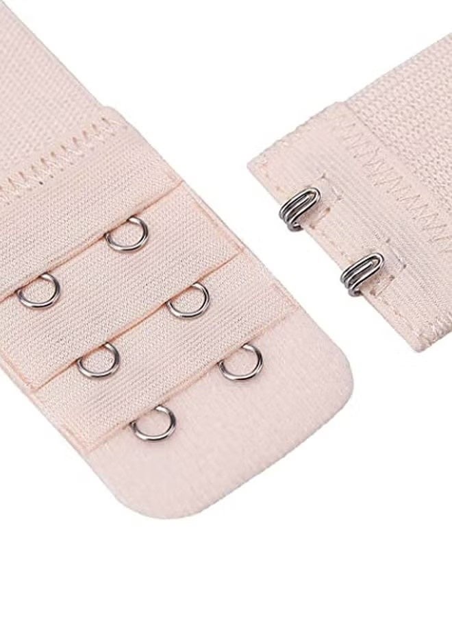 Women Bra Extenders Elastic Bra Strap Extenders 3 Rows /2 Hooks （color of skin） - Image 4
