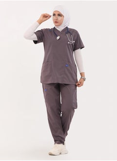 GRAY medical scrubs from RZ are comfortable, flexible and elegant - pzsku/Z2737D2D4CA1745C62211Z/45/_/1739795136/729efe54-14ed-4fd9-9b37-b2086541c86d