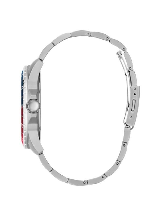 GUESS ساعة كرونوغراف للرجال من الفولاذ المقاوم للصدأ W1107G2 - Image 2