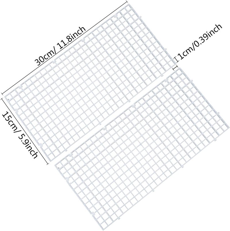 ALEGI Aquarium Fish Tank Bottom Isolation, Grid Divider Tray Egg 4 Pcs (S 4pcs) - Image 3