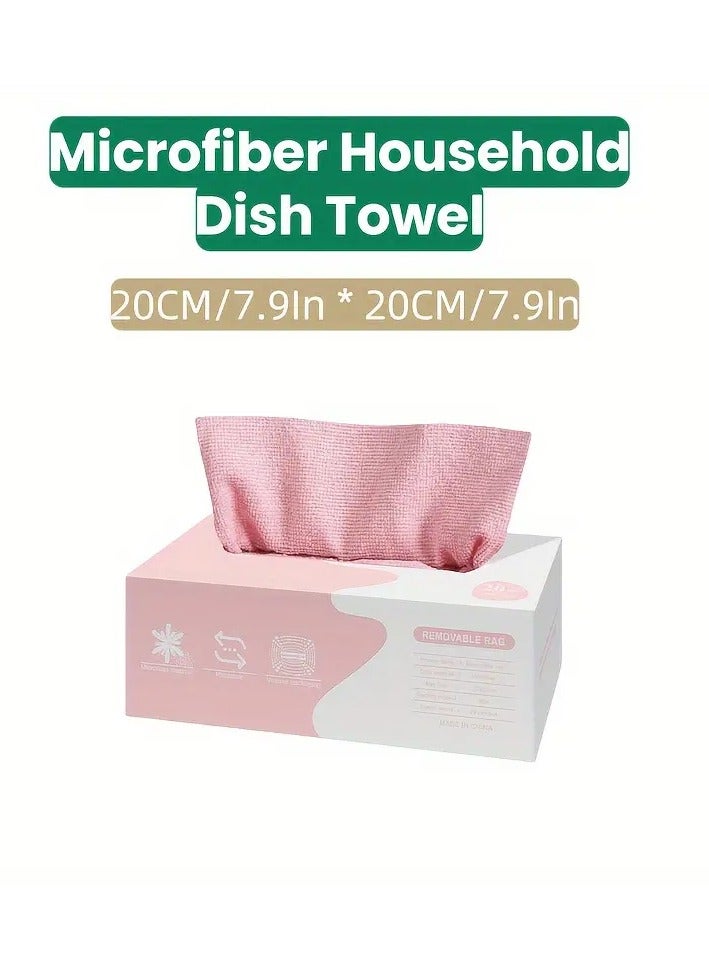 Box of 20 Reusable Microfiber Cleaning Cloths - Image 3