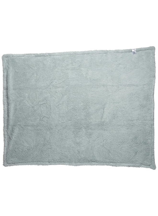 Luvable Friends Unisex Baby Plush Blanket with Sherpa Back, Neutral Safari, One Size - Image 3