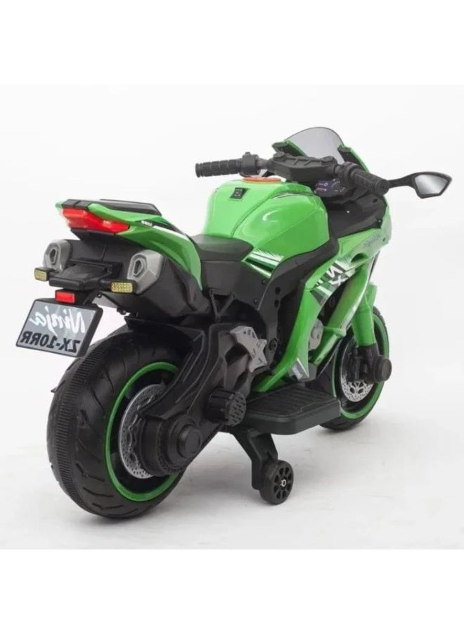 Ride On Bike Baby Toys Car Child Electric Motor Kids Electric Motorcycle For Kids To Drive (green) - Image 2