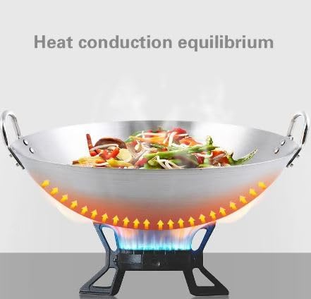 RJ kitchenware Store Aluminum Kadhai Deep Kadai | Non Induction Kadai | Without Non Stick Kadai |Kadai Deep Cooking Kadai | Deep Cooking Silver (1.5 Litter) - Image 4