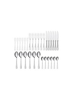 Generic Mar-Top 30 Piece Silverware Set with Steak Knives for 8, Stainless Steel Flatware Set for Home Kitchen Restaurant Hotel, Includes Knife Fork Spoon, Dishwasher Safe  - Image 2