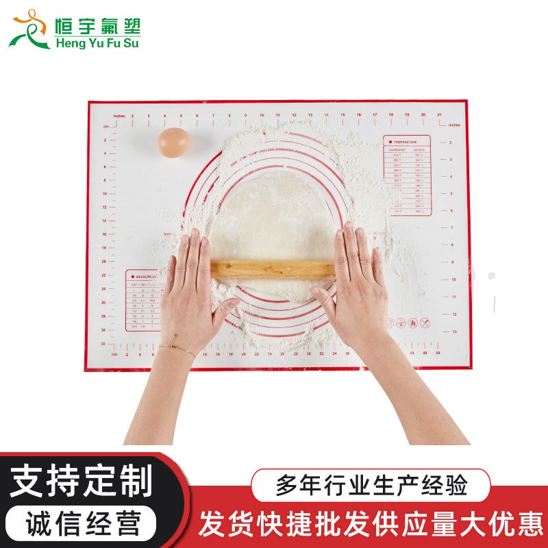 70*50Cm Extra Large Silicone Mat Kneading Mat Rolling Mat Temperature-Resistant Non-Stick Baking Tool And Panel Dough Mat - Image 3