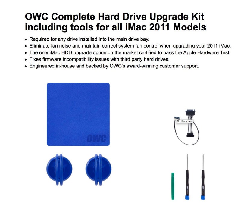 OWC in-Line Digital Thermal Sensor HDD Upgrade Cable and Install Tools for iMac 2011, (OWCDIYIMACHDD11) - Image 4