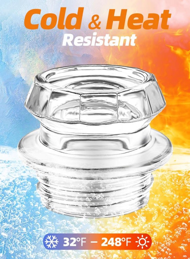 Mereza Coffee Percolator Glass Top Replacement Glass Knob Top for Coletti, Gsi, Coleman, Eurolux, Stansport, Texsport, Elite, Stovetop Coffee Percolator with Filter - Image 5