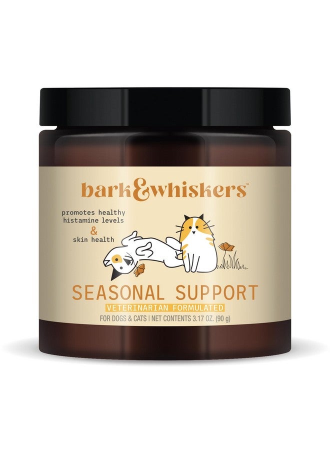 Dr. Mercola Bark & Whiskers Seasonal Support, 3.17 Oz. (90 g), 90 Scoops, Antioxidant and Immune Support, Veterinarian Formulated, Non-GMO, Dr. Mercola - Image 1