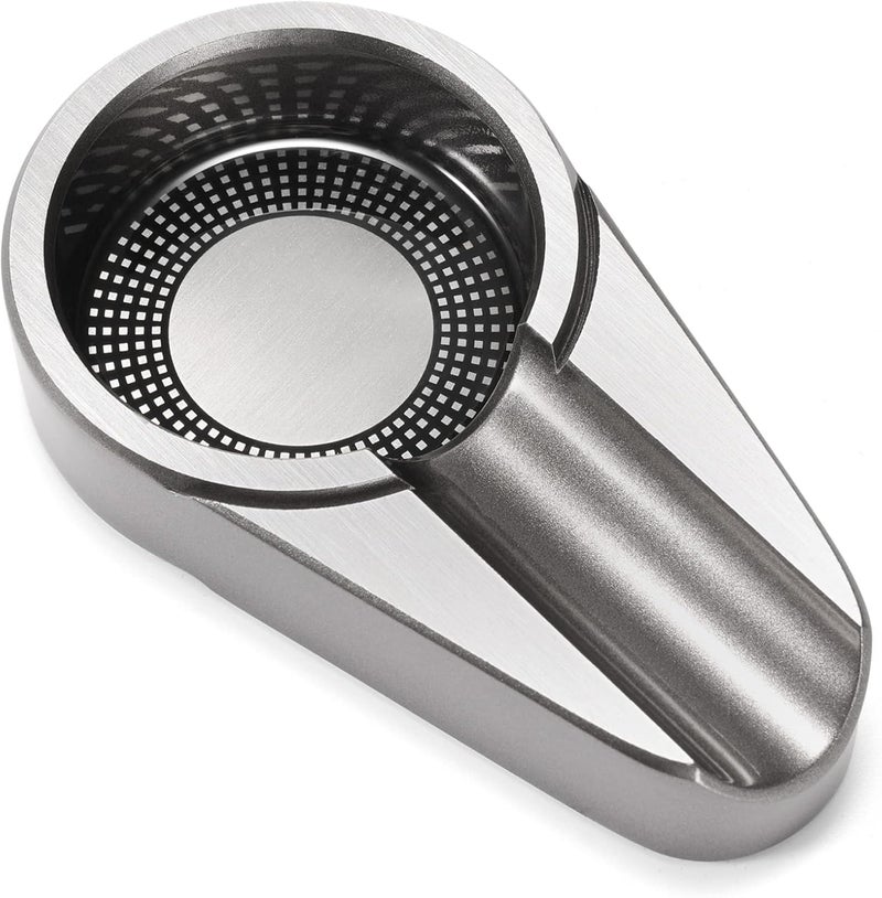 CiTree Cigar Travel Ashtray, Metal (Silver) - Image 1