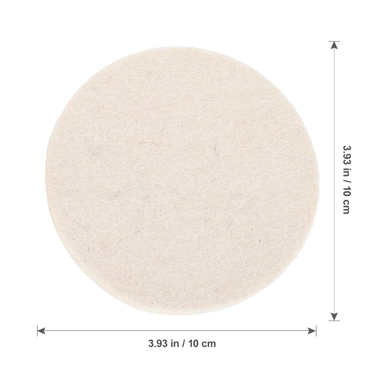 Wool Polishing Pads 4 Inch 100mm Self Adhesive For Car Scratch Removal Surface Buffing - Image 3