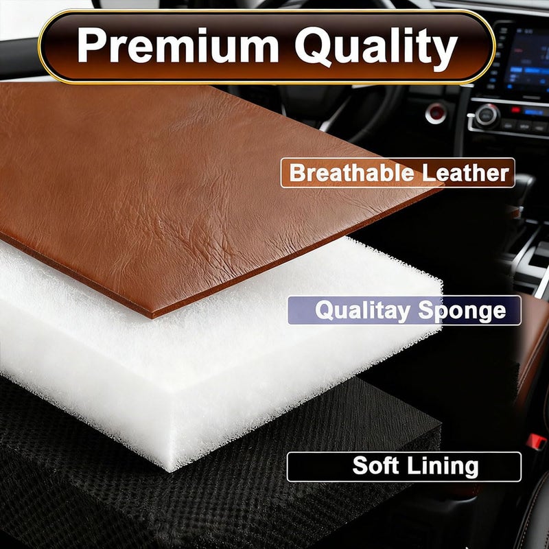 BeadChica 2 Pack RV Seat Covers for Captains Chairs,Leather Motorhome Seat Covers, for Class-A RV Seat with Arm Rest Covers - Image 5