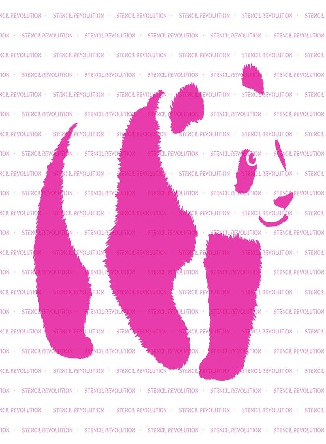 Stencil Revolution قالب الباندا - أضف لمسة سحرية إلى مشاريعك الفنية، قوالب الباندا، فن قوالب الباندا - Image 5